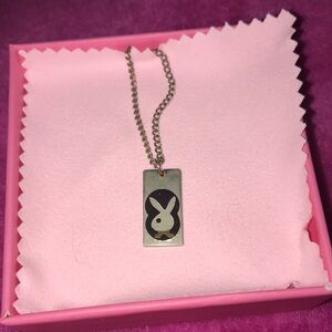 VINTAGE PLAYBOY TAG NECKLACE